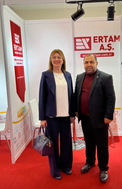 Tuzla Anadolu organize Sanayi bölgesi müdürü Sn Ayla Dev hanım standımızı ziyaret etti